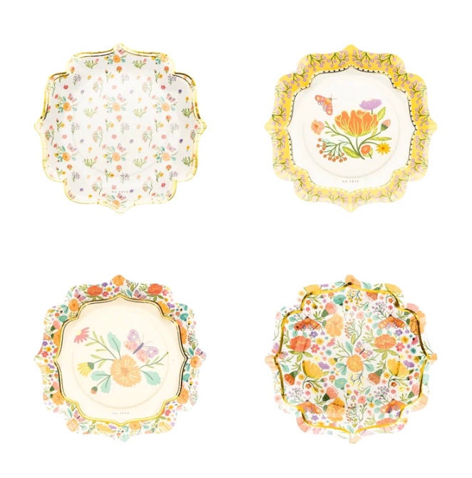 Tea Party Dinner Plates 8