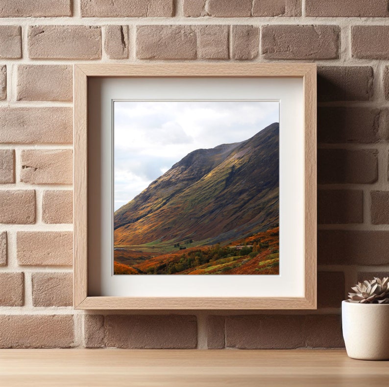 Last Evening Sunlight On The Aonach Eagach Ridge High Above Glen Coe, Scottish Highlands - View #9