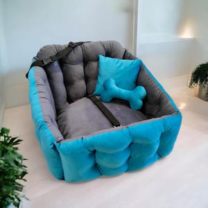 Dog car seat and dog bed , cozy car seat for pet, stylish dog car seat, dog travel car seat, Dog Car booster seat, fashion dog car seat
