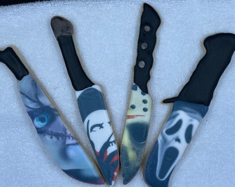 Horror Movie Knives - Sugar Cookies - Set of 4