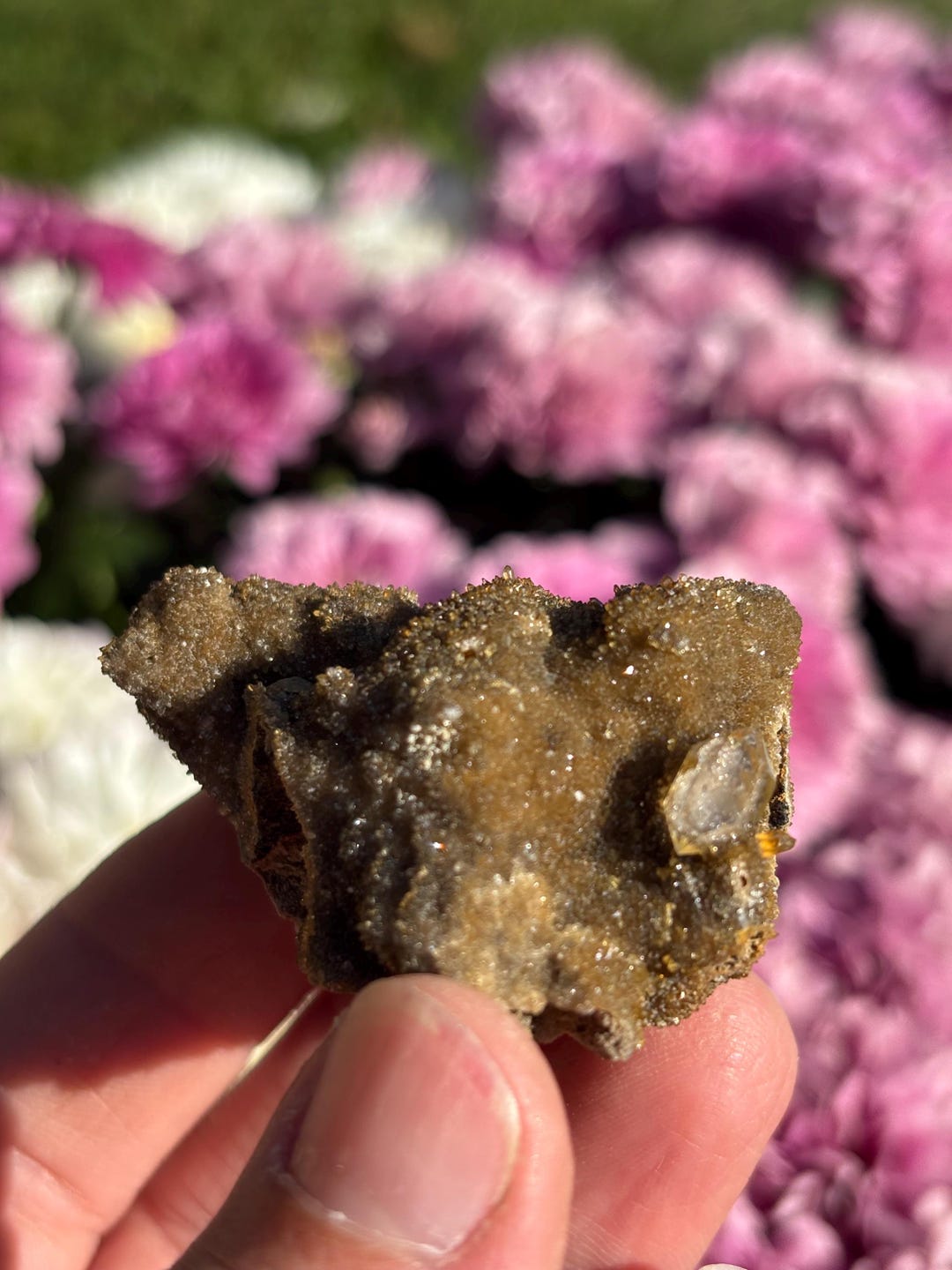 Small Sparkling Druzy With Herkimer Diamonds Matrix Piece - Etsy