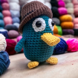 Perry the Platypus, aka Agent P Crochet Pattern