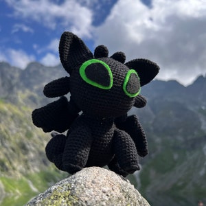 Toothless Night Fury How to train your dragon Crochet Pattern