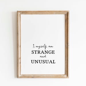 Beetlejuice Print: Lydia Deetz Quote, Gothic Topography Art (Digital Download)