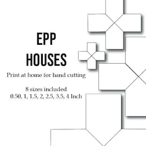 Maisons en PPE, PLUS COUETTE, 8 tailles différentes, impression et découpe à la maison