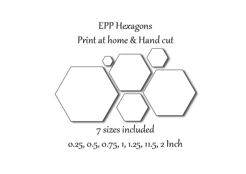 epp-hexagons-7-different-sizes-print-cut-at-home-etsy