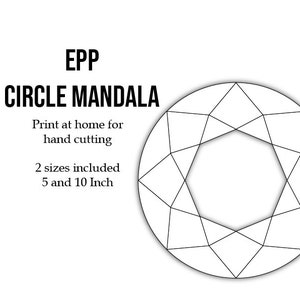 Modelli EPP Circle Mandala / Due dimensioni incluse