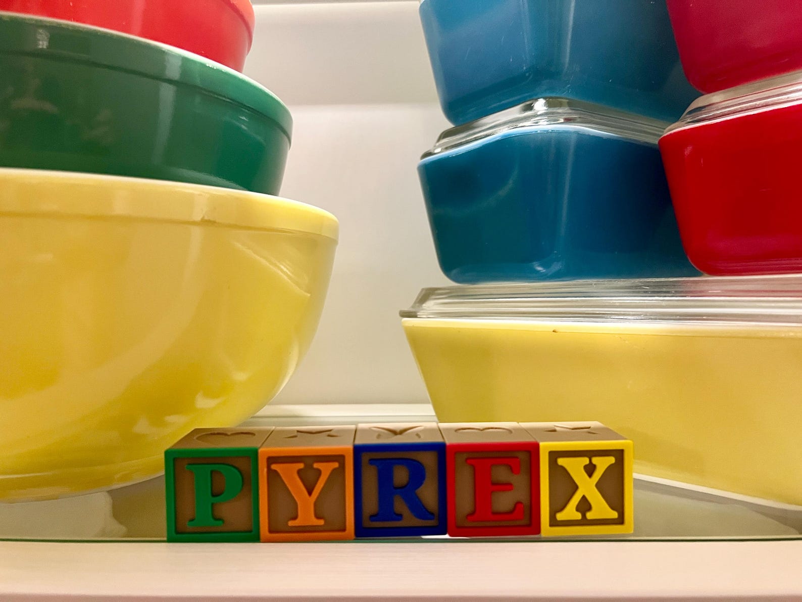 Pyrex Capital Letters 3D Printed Letter Blocks for Pyrex Decor - Etsy