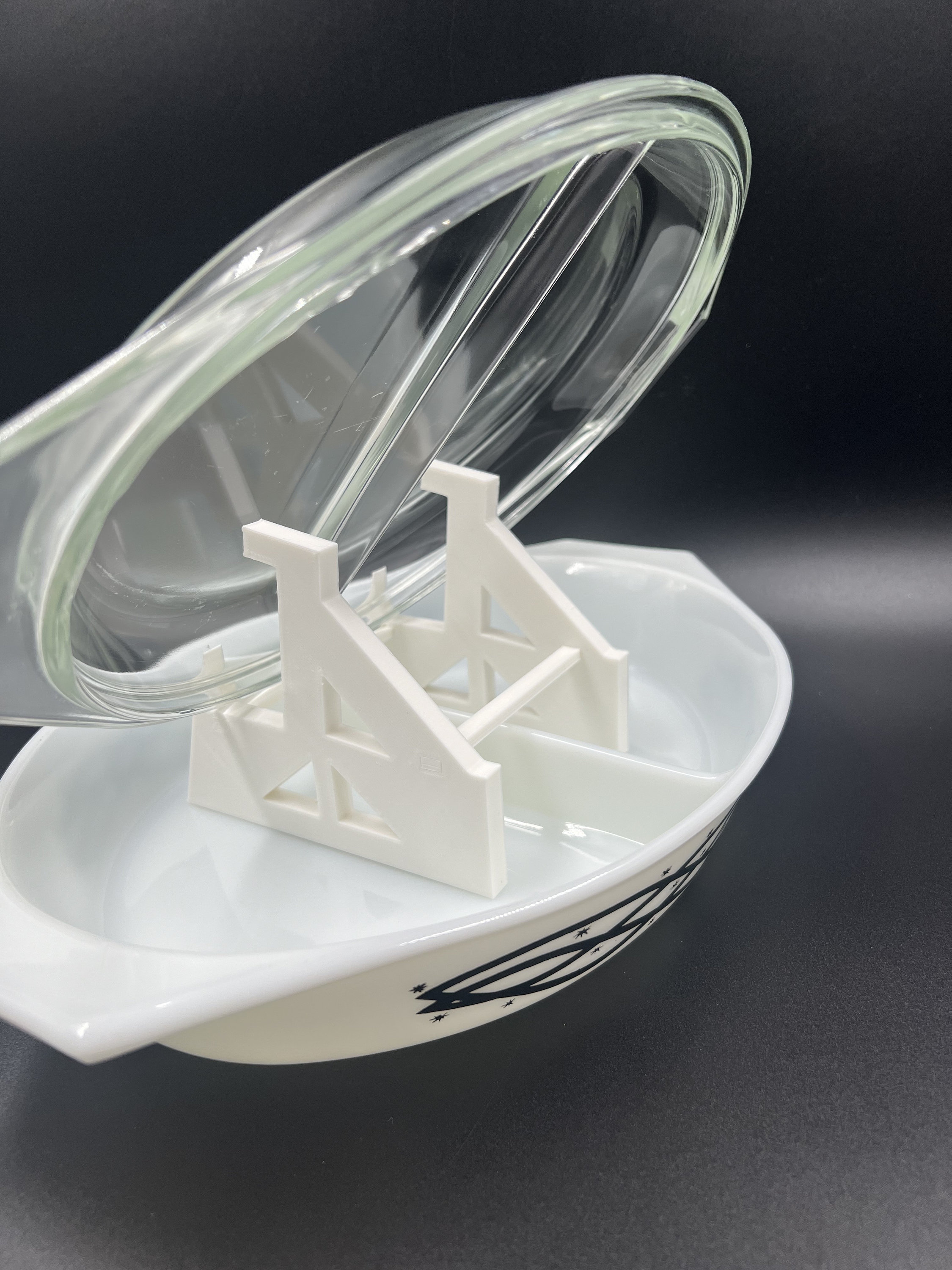 Pyrex Box Stand Decorative Lid Stand for Pyrex Divided Dishes - Etsy