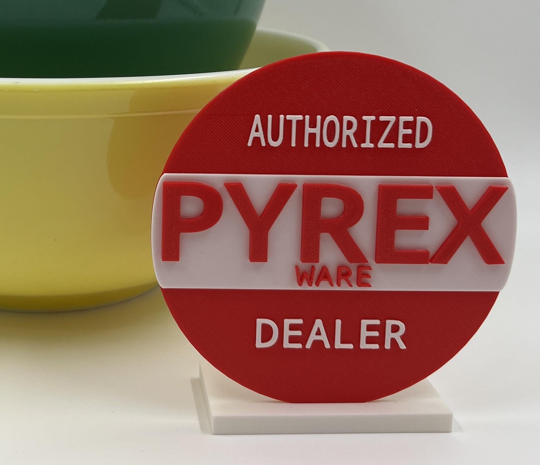 Pyrex Word Image Small 3D Printed PYREX Sign - Etsy
