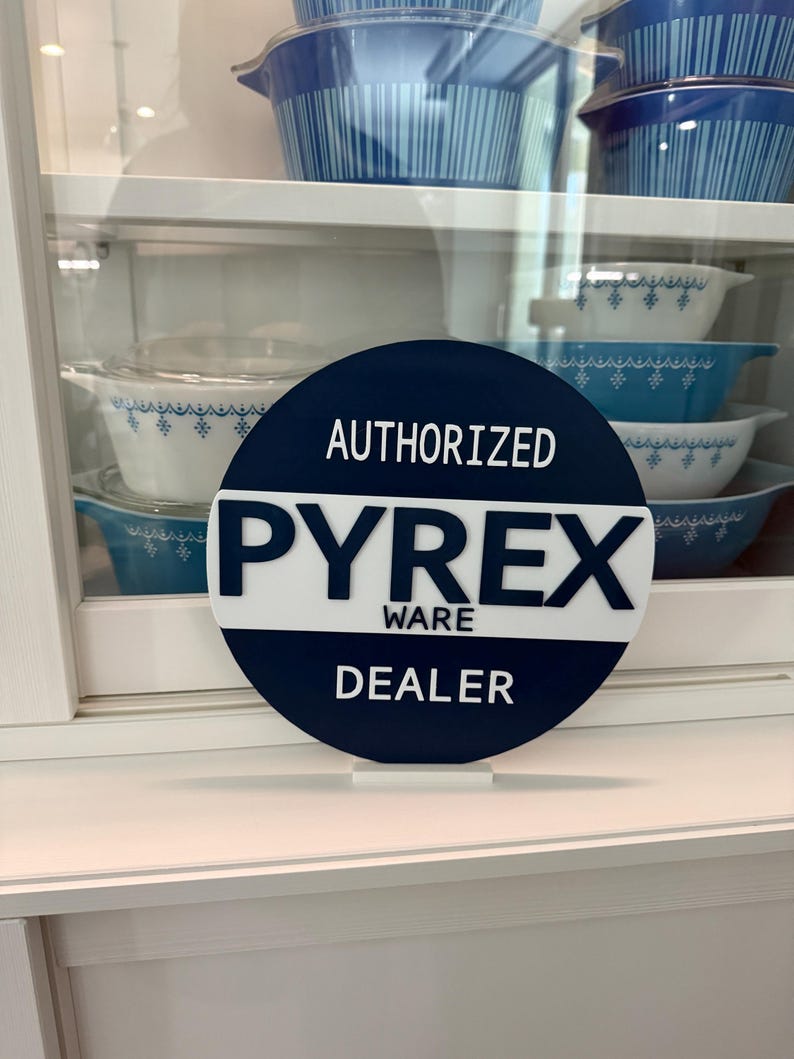 Large 3D Printed PYREX Sign - Etsy