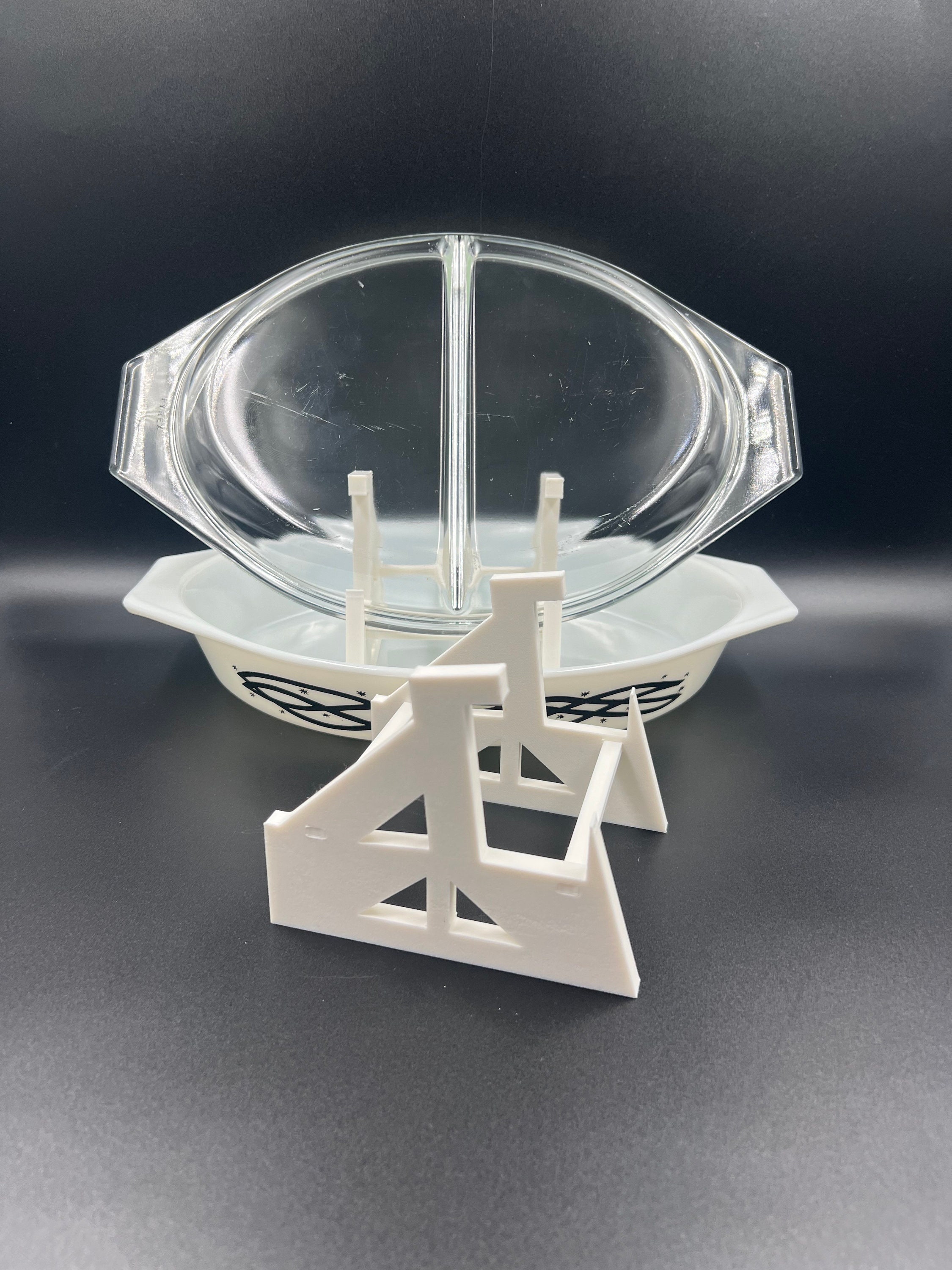 Pyrex Box Stand Decorative Lid Stand for Pyrex Divided Dishes - Etsy