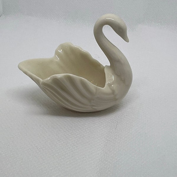 Lenox miniature Swan trinket/ Knick knack holder