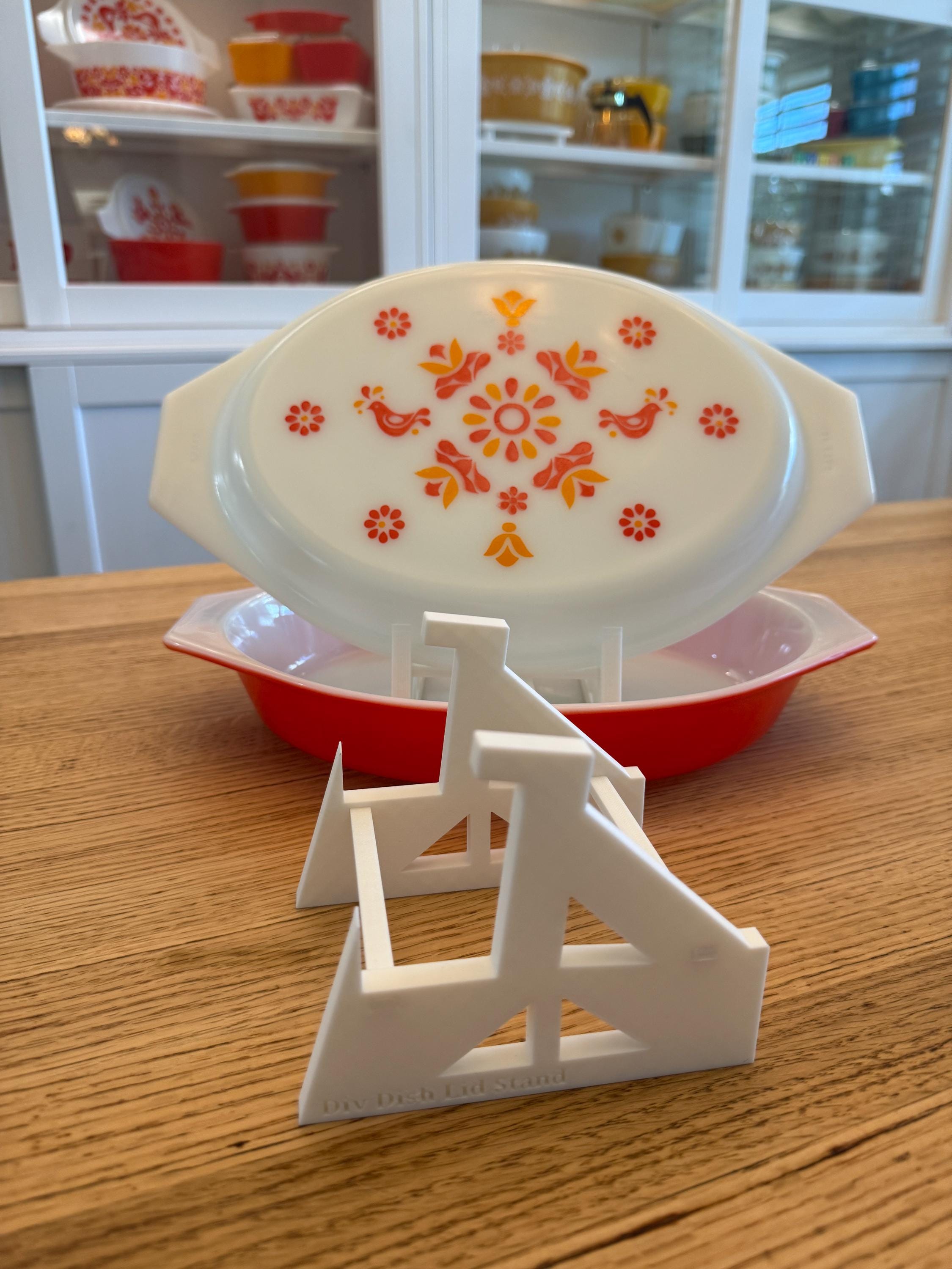 Pyrex Box Stand Decorative Lid Stand for Pyrex Divided Dishes - Etsy