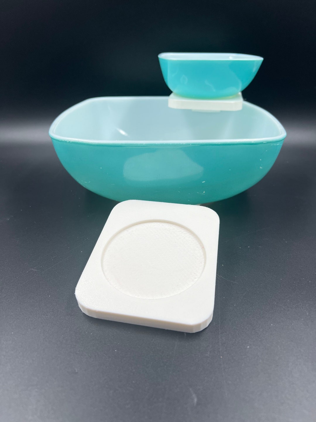 Chip and Dip Bracket for Pyrex Square Bowl Set Etsy