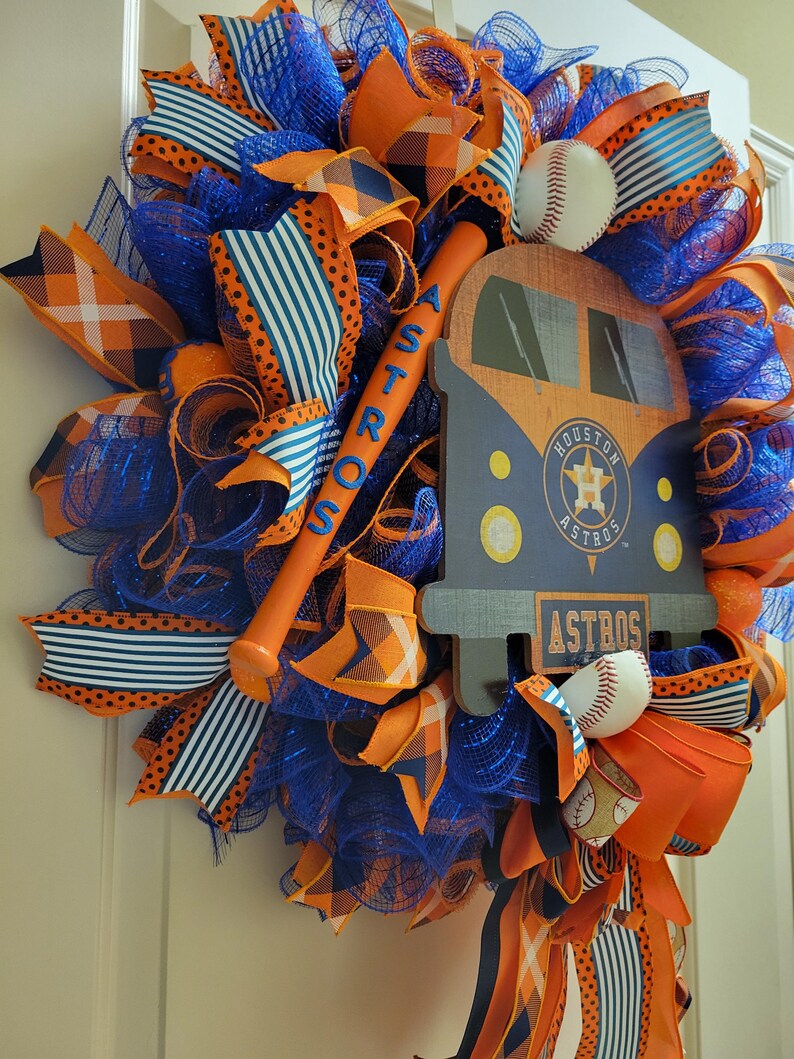 ASTROS- Houston ASTROS Wreath - Etsy