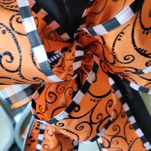 Halloween Kranz Schleife: Gruseliges Wohn Dekor