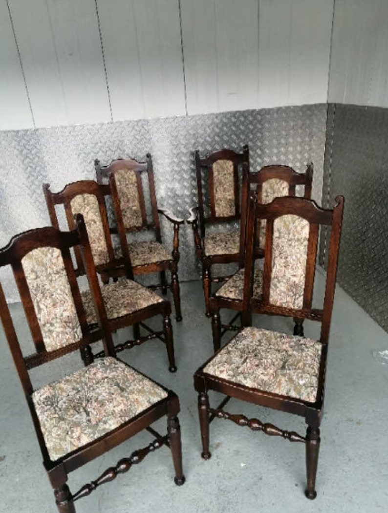 Old Charm Dining Table and 6 Chairs Etsy