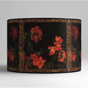 Lampshade, Lampshade retro, Lampshade vintage, Lampshade handmade, Lampshade table lamp, Lampshade paper, Lampshade vintage flowers