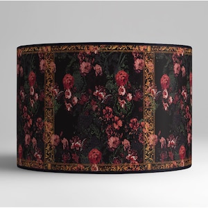 Lampshade, Lampshade retro, Lampshade vintage, Lampshade handmade, Lampshade table lamp, Lampshade paper, Lampshade vintage flowers