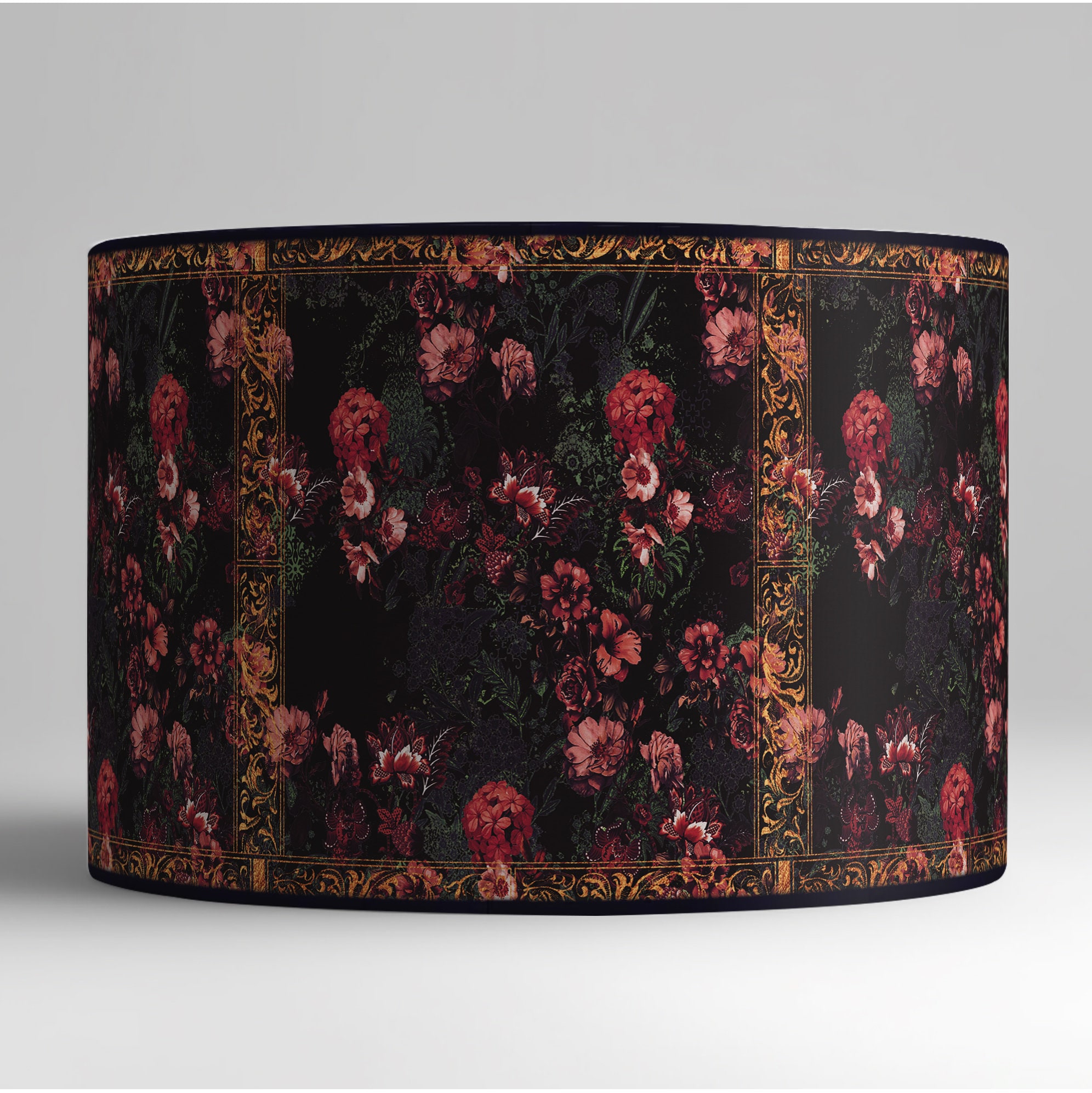 Abat-jour, Abat-jour rétro, Abat-jour vintage, Abat-jour fait main, Lampe de table Abat-jour, Papier Abat-jour, Abat-jour fleurs vintage