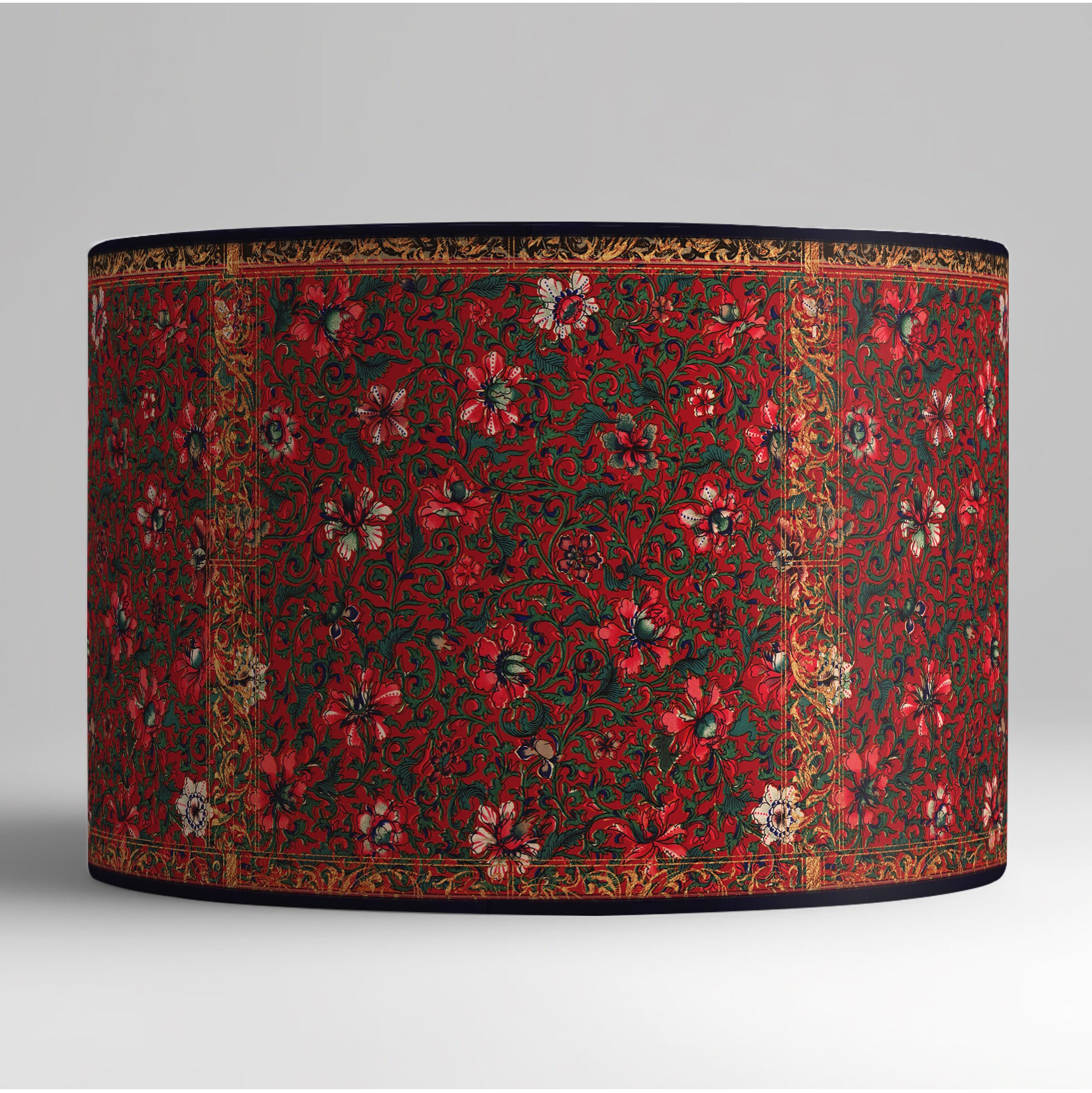 Abat-jour, Abat-jour rétro, Abat-jour vintage, Abat-jour fait main, Lampe de table Abat-jour, Papier Abat-jour, Abat-jour fleurs vintage