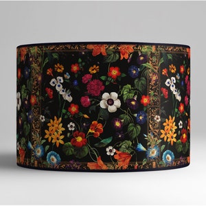 Lampshade, Lampshade retro, Lampshade vintage, Lampshade handmade, Lampshade table lamp, Lampshade paper, Lampshade vintage flowers
