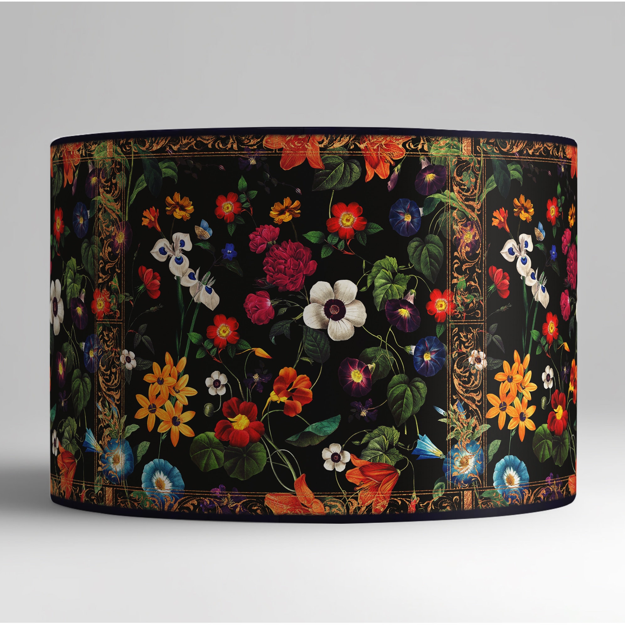 Abat-jour, Abat-jour rétro, Abat-jour vintage, Abat-jour fait main, Lampe de table Abat-jour, Papier Abat-jour, Abat-jour fleurs vintage