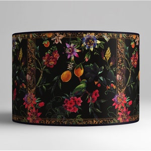 Lampshade, Lampshade retro, Lampshade vintage, Lampshade handmade, Lampshade table lamp, Lampshade paper, Lampshade vintage flowers