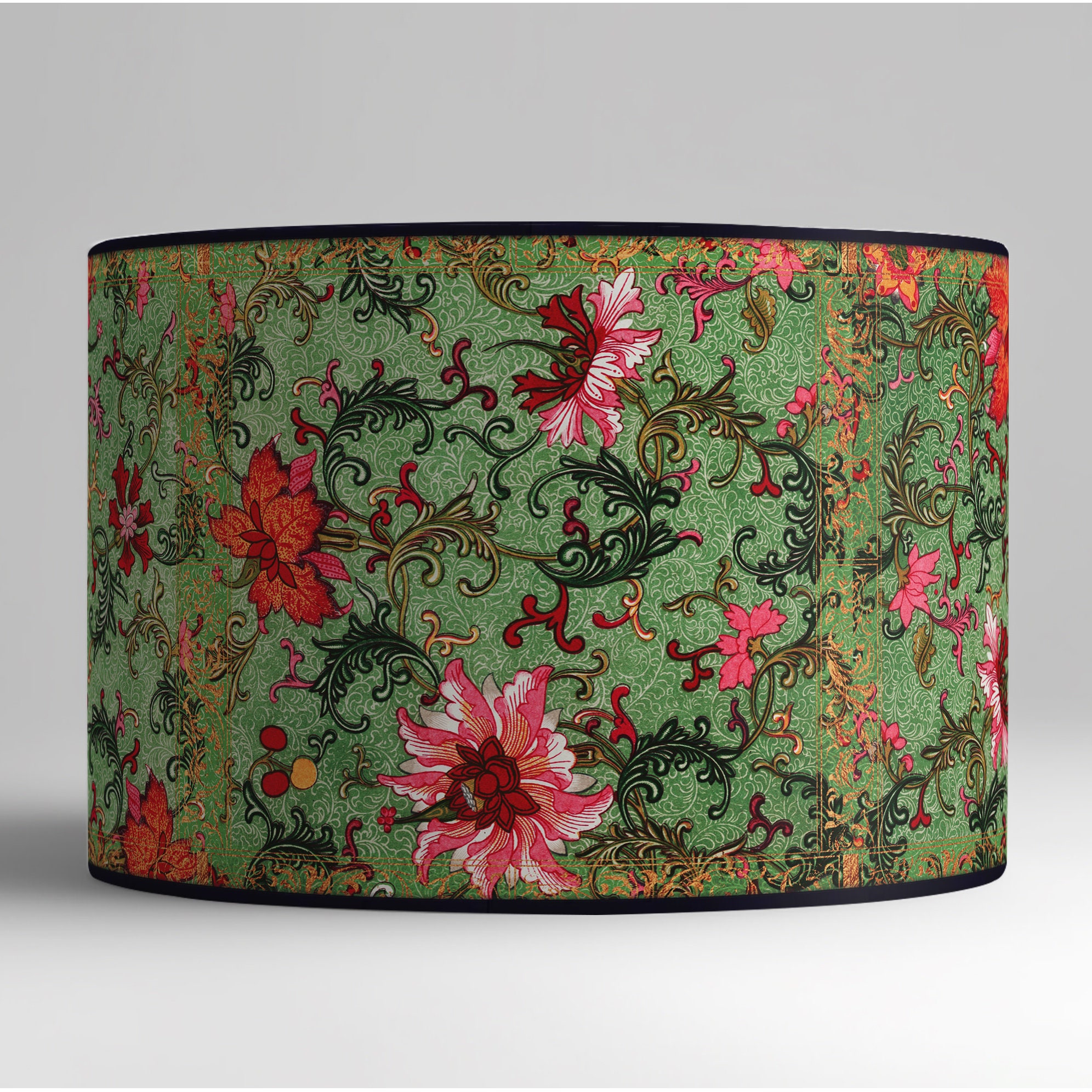 Abat-jour, Lampe abat-jour rétro, abat-jour vintage, Abat-jour artisanal, Abat-jour lampe de table, Abat-jour papier, Abat-jour fleur