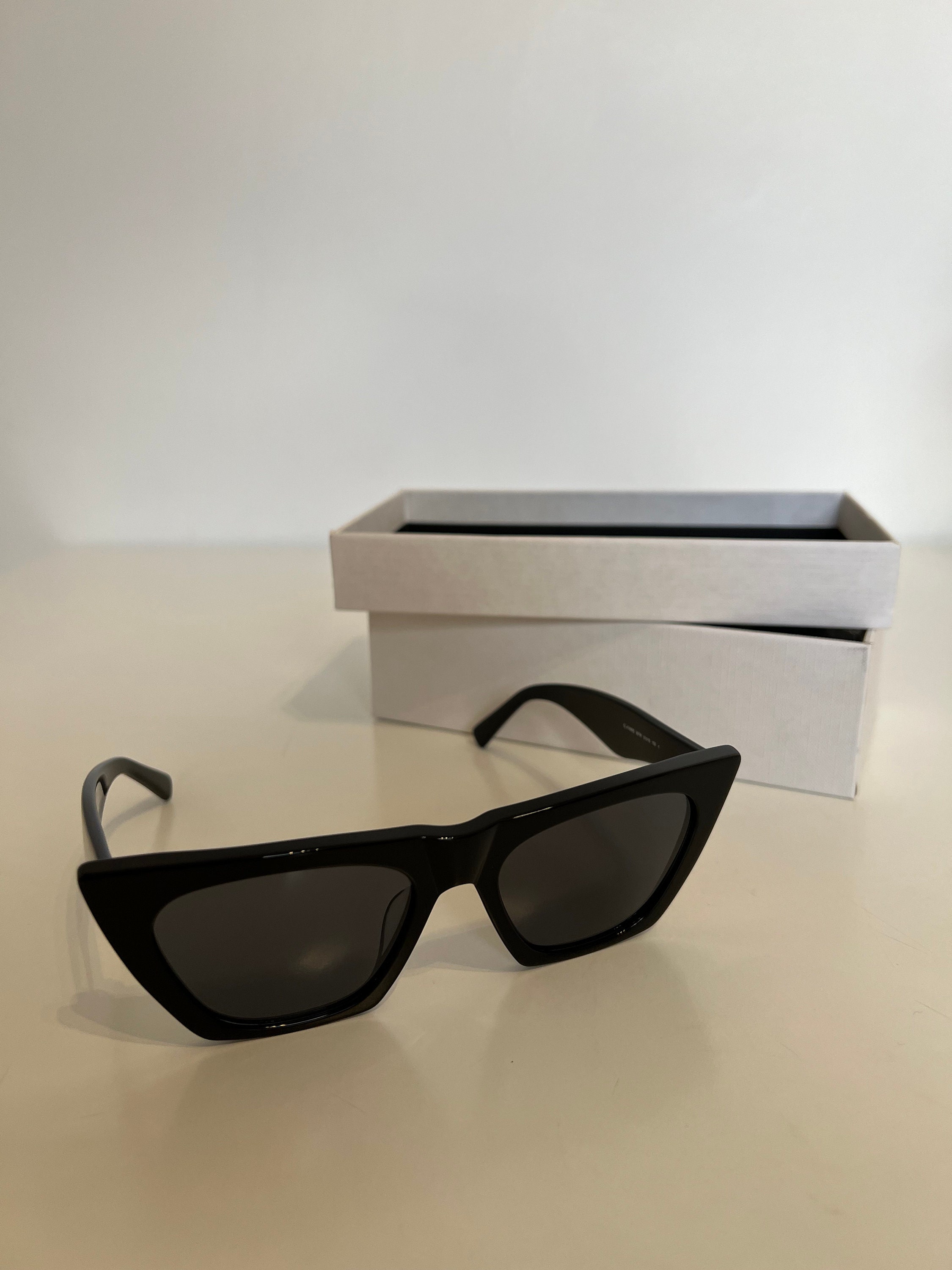 Celine CL41468 Black Edge Cat Eye Sunglasses – ModaBlvck