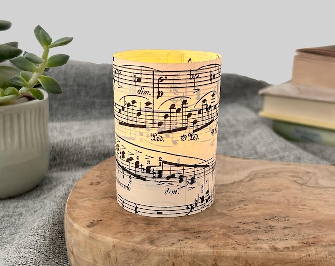 Music Lover Paper Luminaries Decor | Set of 12