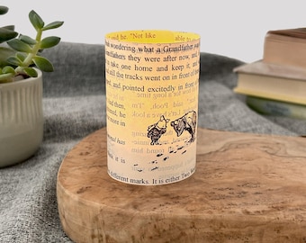 Children's Book Page Paper Luminaries | Storybook Baby Shower Decor, Set of 12