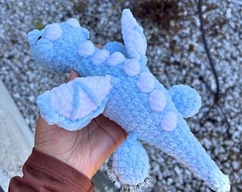 Crochet Dragon Plushie | Made To Order | Stuffed Animal | Handmade Plush