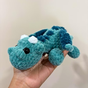 Crochet Dragon Plushie | Made To Order | Stuffed Animal | Handmade Plush image 14