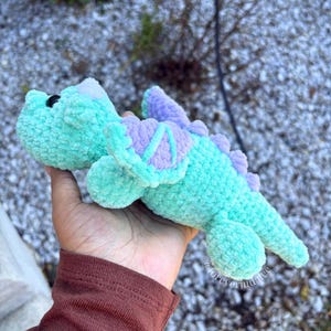 Crochet Dragon Plushie | Made To Order | Stuffed Animal | Handmade Plush image 18