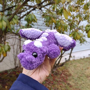 Crochet Dragon Plushie | Made To Order | Stuffed Animal | Handmade Plush image 12