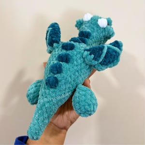 Crochet Dragon Plushie | Made To Order | Stuffed Animal | Handmade Plush Green