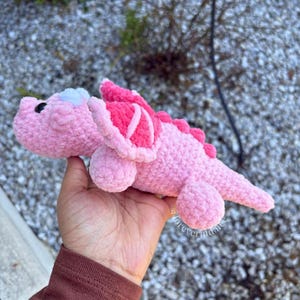 Crochet Dragon Plushie | Made To Order | Stuffed Animal | Handmade Plush image 17