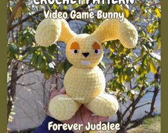 Crochet Video Game Bunny Pattern | CROCHET PATTERN | Digital Download
