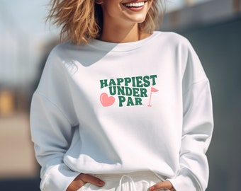 Golf Sweatshirt Damen Golf Geschenk - Unisex Heavy Blend ™ Crewneck Sweatshirt
