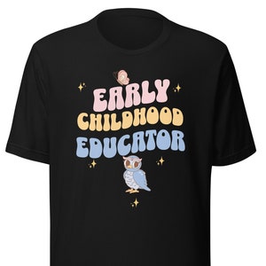 幼児教育者シャツ、保育者Tシャツ、ECE向けギフト、教師用シャツ、新学期用Tシャツ、教師用ギフト、グループチームシャツ