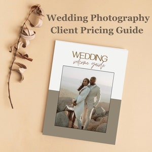 Wedding Photography Client Pricing Guide
