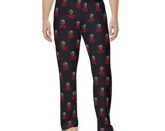 Men's Pajama Pants (AOP) Night-Screamer LOGO! Casual Comfort. Relaxing