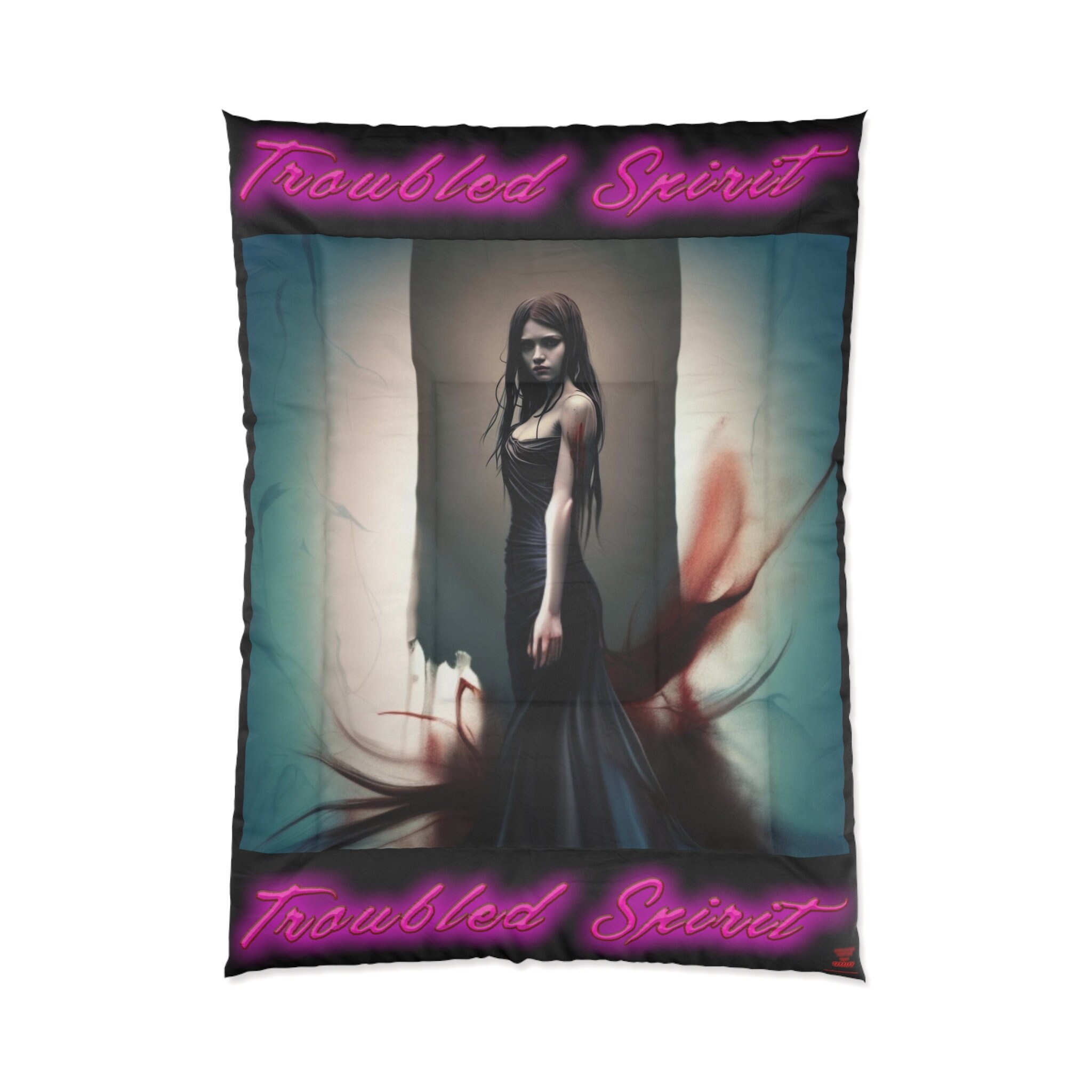 Comforter Spirit of a Troubled Soul. Ghost Girl, Gothic and Dark. Etsy