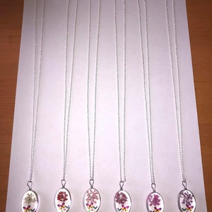 Resin necklaces