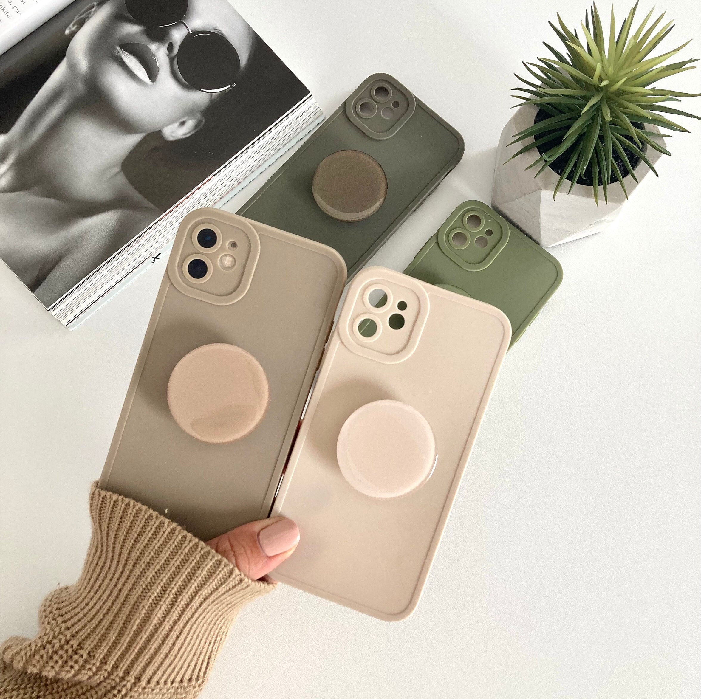 Silicone Pop Socket iPhone 13 Case - Caseface