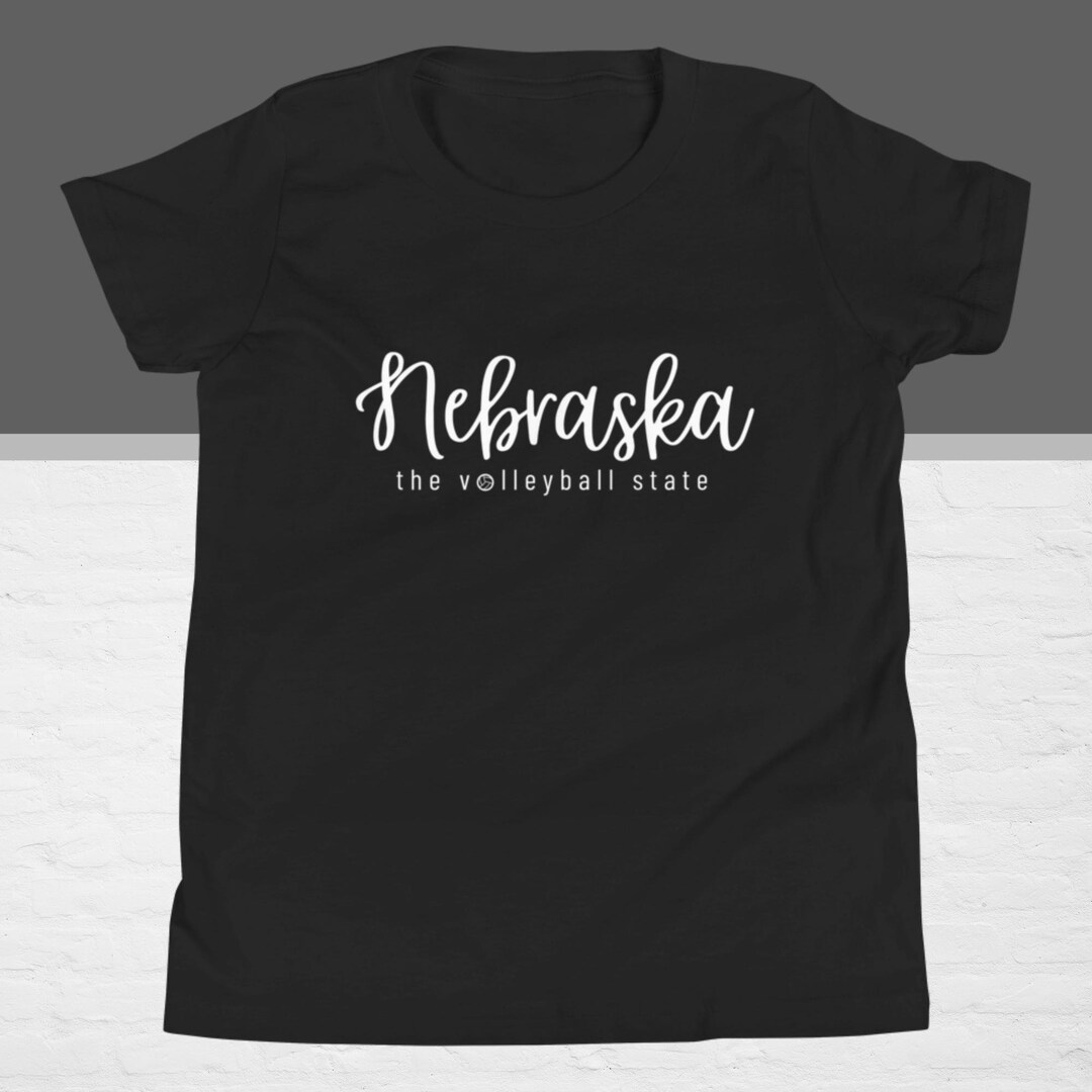 Nebraska Volleyball Super Soft Youth Short Sleeve Tshirt Etsy