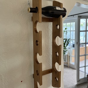 Bespoke Wine Rack in Solid Oak - Etsy