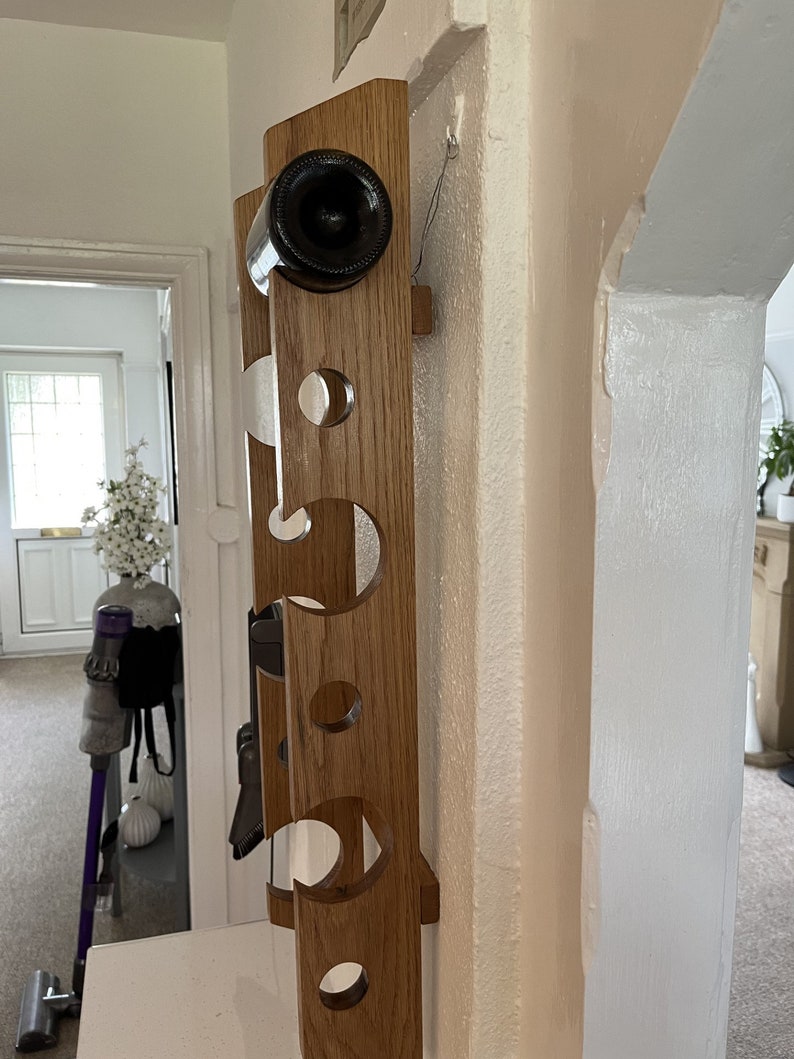 Bespoke Wine Rack in Solid Oak - Etsy